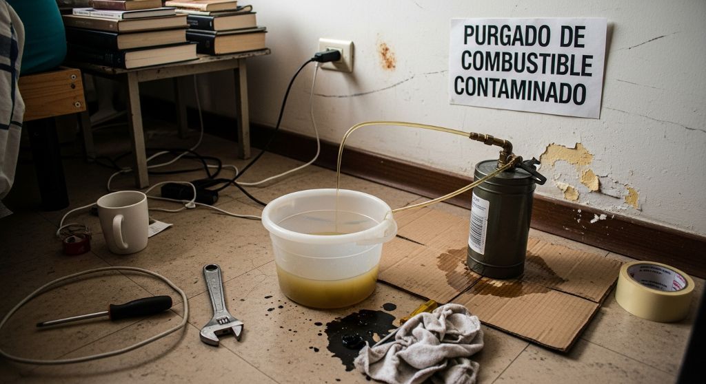 Servicio de Limpieza de sistema de inyección de diésel contaminado en Morata De Tajuña