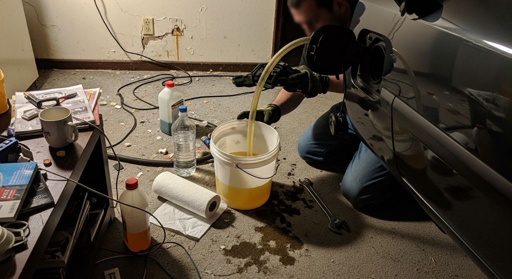 Servicio de Limpieza de sistema de inyección de diésel contaminado en Pacífico