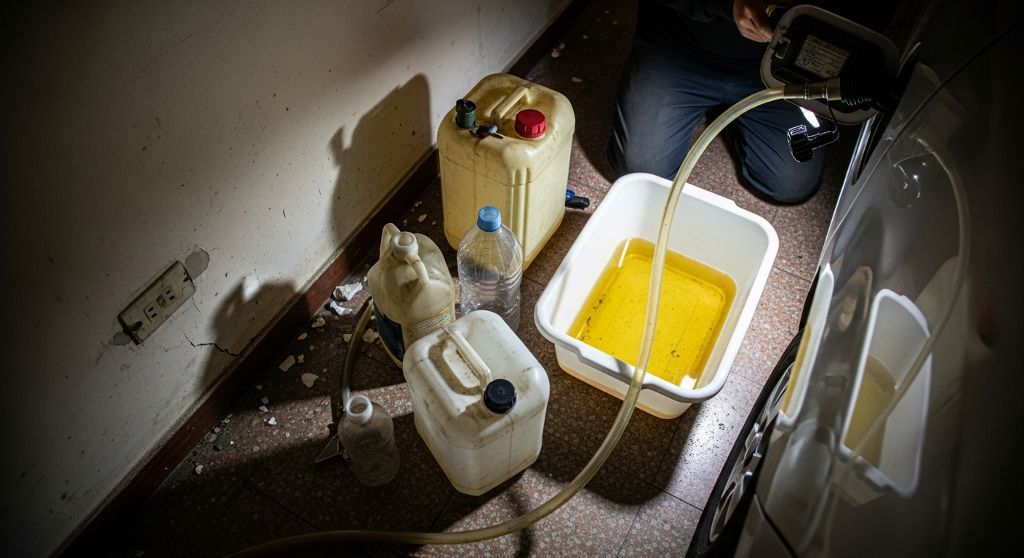 Servicio de Vaciado de depósito por error de combustible en Ambite